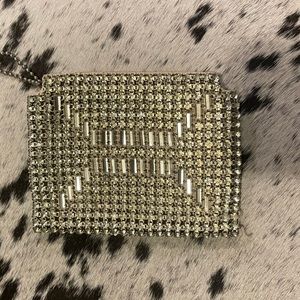 Vintage rhinestone coin purse